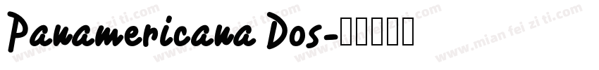 Panamericana Dos字体转换